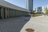 Modern Architecture in Toronto: A Plaza on a Sunny Day