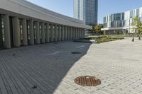 Modern Architecture in Toronto: A Plaza on a Sunny Day