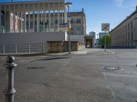 Modern Architecture in Urban Berlin: Cobblestone Streets