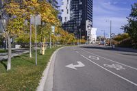 Modern Architecture on Urban Highway in Toronto, Ontario, Canada