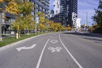 Modern Architecture on Urban Highway in Toronto, Ontario, Canada