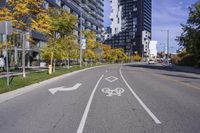 Modern Architecture on Urban Highway in Toronto, Ontario, Canada