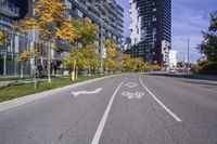 Modern Architecture on Urban Highway in Toronto, Ontario, Canada