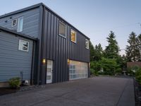 the garage is empty in the evening before work is done - an hour away from you can see it through the windows