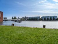 Cityscape with Modern Architecture and Water