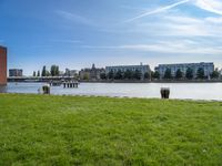 Cityscape with Modern Architecture and Water