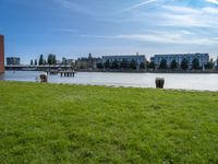 Cityscape with Modern Architecture and Water