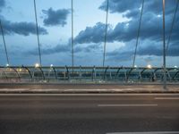 Modern Bridge in Zaragoza, Spain: A Vibrant Cityscape