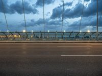 Modern Bridge in Zaragoza, Spain: A Vibrant Cityscape