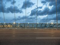 Modern Bridge in Zaragoza, Spain: A Vibrant Cityscape