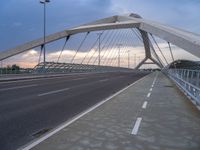 Modern Bridge in Zaragoza: Showcasing Urban Architecture