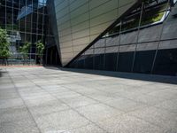 the view of the exterior of a modern looking building in daylight time with reflection of its windows