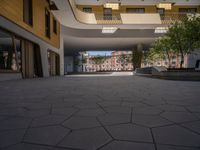 Modern City in Germany: Straight Roads and Clear Skies