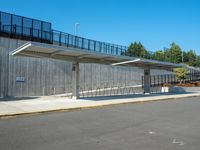 the walkway has two stairs and many steps leading to each other in the concrete area