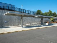 the walkway has two stairs and many steps leading to each other in the concrete area