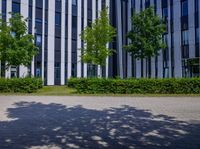 two people are running with their luggage outside a building in a city in france - stock image