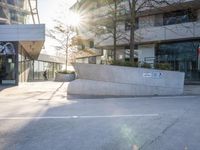 Modern Cityscape: A Mix of Residential and Corporate Headquarters