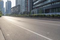 Modern Cityscape of Residential Area and Road Infrastructure