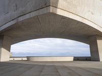 Modern Concrete Bridge in Tenerife, Spain