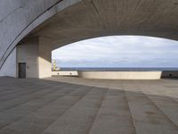 Modern Concrete Bridge in Tenerife, Spain