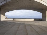 Modern Concrete Bridge in Tenerife, Spain