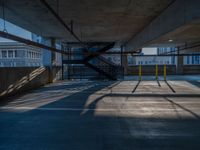 Modern Concrete Street in Salt Lake City, Utah