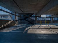 Modern Concrete Street in Salt Lake City, Utah