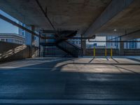 Modern Concrete Street in Salt Lake City, Utah