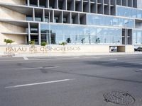 Modern Office Building with Glass Facade in Spain