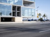 Modern Office Building with Glass Facade in Spain
