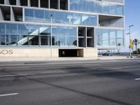 Modern Office Building with Glass Facade in Spain