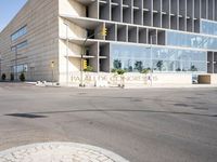 Modern Office Building with Glass Facade in Spain