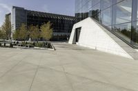 Modern Office Building Surrounded by Vegetation in Toronto, Canada