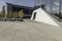 Modern Office Building Surrounded by Vegetation in Toronto, Canada