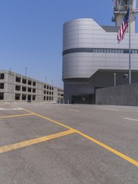 Modern Office Building in the Business District of Los Angeles