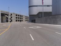 Modern Office Building in the Business District of Los Angeles