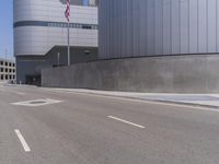 Modern Office Building in the Business District of Los Angeles