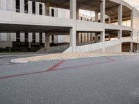 Modern Parking Deck in Los Angeles, California