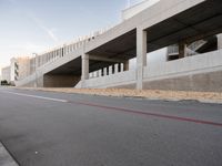 Modern Parking Deck in Los Angeles, USA
