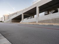 Modern Parking Deck in Los Angeles, USA