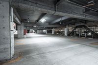 the parking garage has plenty of equipment for all cars in it's space where people can park