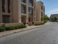 Modern Residential Area in Egypt Under a Clear Sky