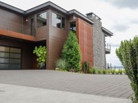 Modern Residential Area on a Gloomy Day