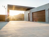 Modern Residential Building at Dawn in Los Angeles, California, USA