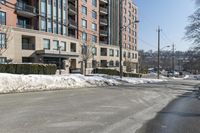 Modern Residential Building in Canada Under a Clear Sky