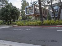 Modern Residential Neighborhood at Dawn