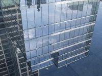 Modern Skyscraper in a Metropolis with Glass Walls 001