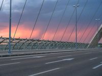 Modern Urban Bridge in Zaragoza, Spain