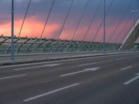 Modern Urban Bridge in Zaragoza, Spain