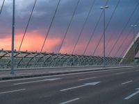 Modern Urban Bridge in Zaragoza, Spain